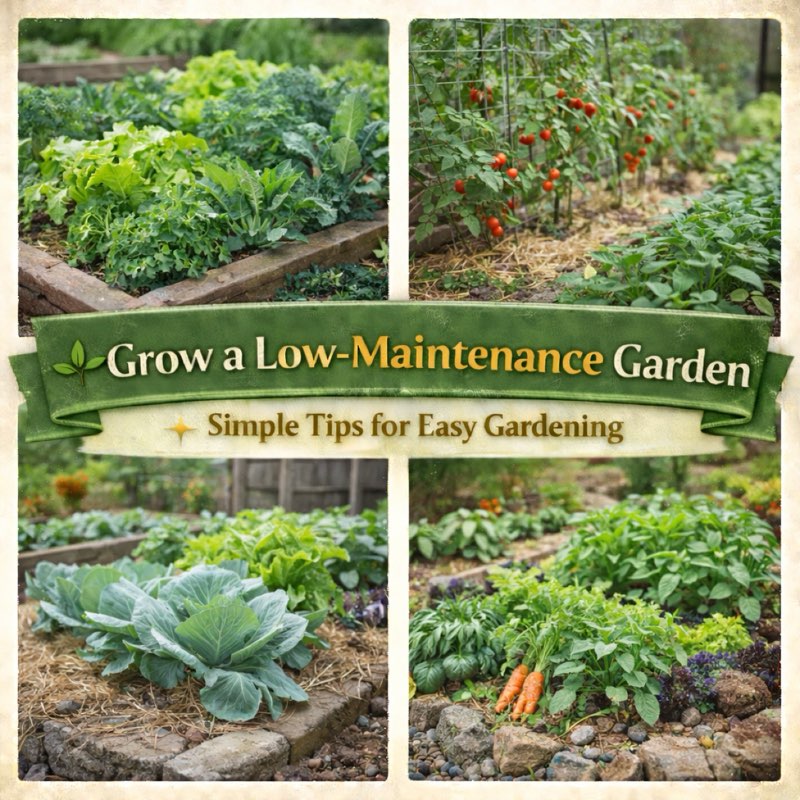 Low-Maintenance Garden