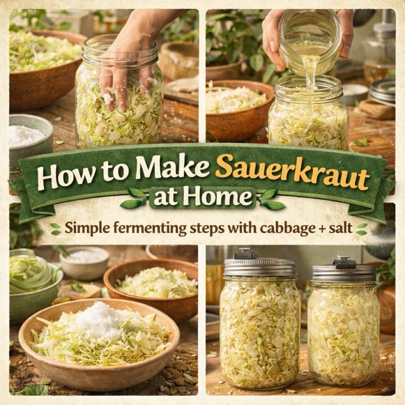How to Make Sauerkraut at Home