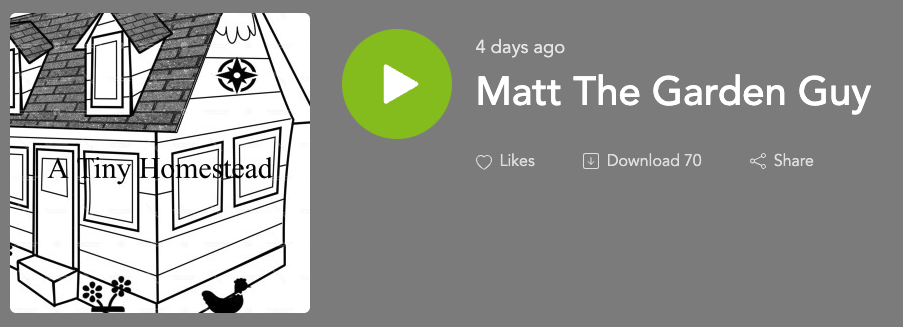 Featured on A Tiny Homestead Podcast
