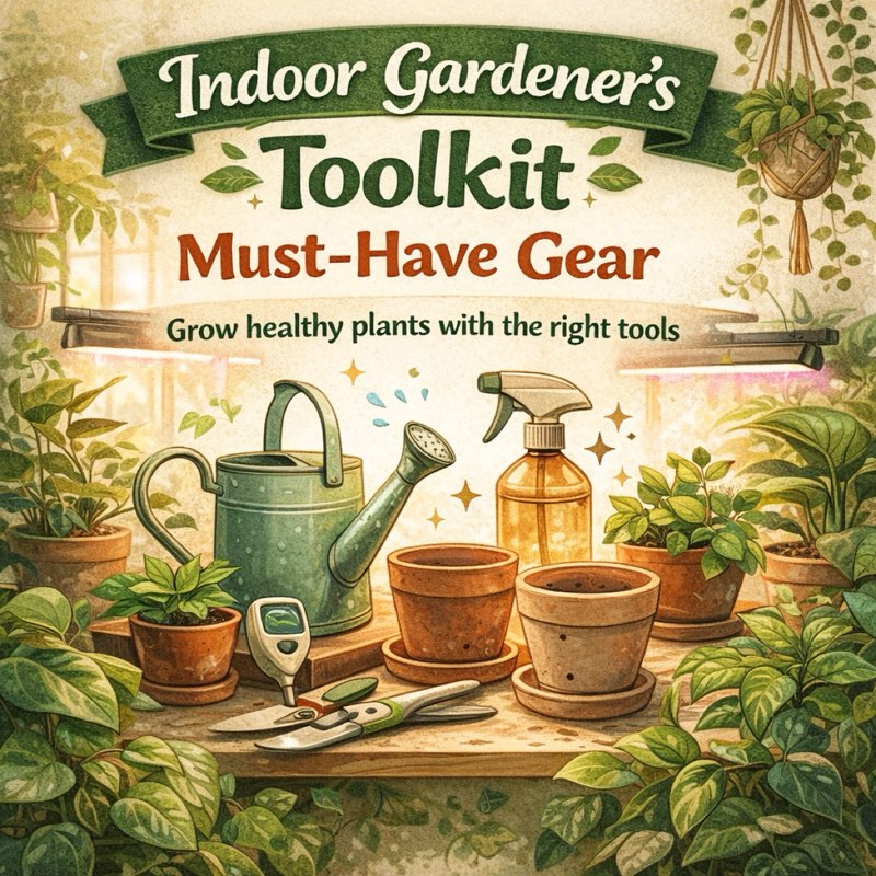 The Indoor Gardener's Toolkit: Must-Have Gear for Growing Success
